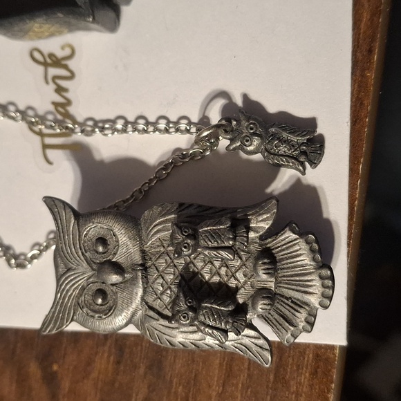 Silver Owl Brooch - Picture 3 of 3